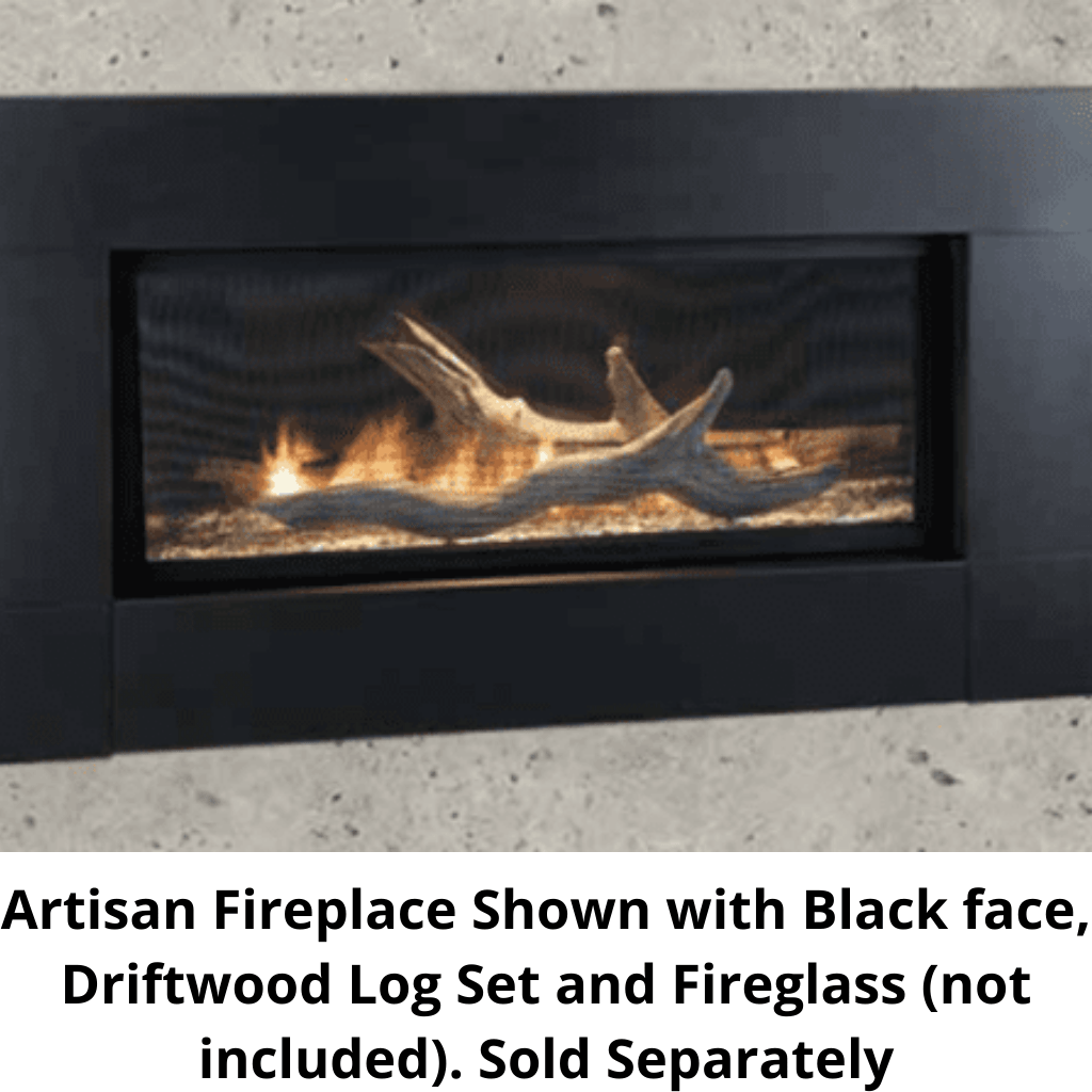 Monessen Artisan 42" Reduced BTU Vent Free Natural Gas Linear Fireplace with IPI Plus Ignition