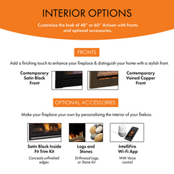 Monessen Artisan 60" Vent Free Natural Gas Linear Fireplace With IPI Plus Electronic Ignition