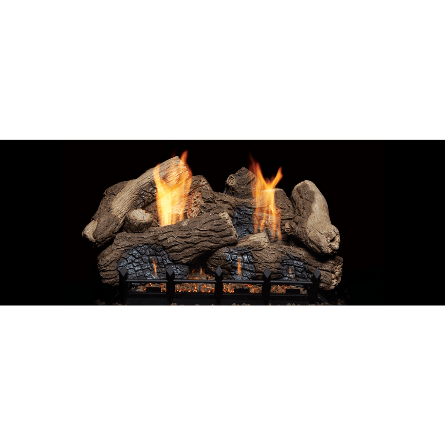 Monessen Berkley Oak 24" Ceramic Fiber Gas Log Set