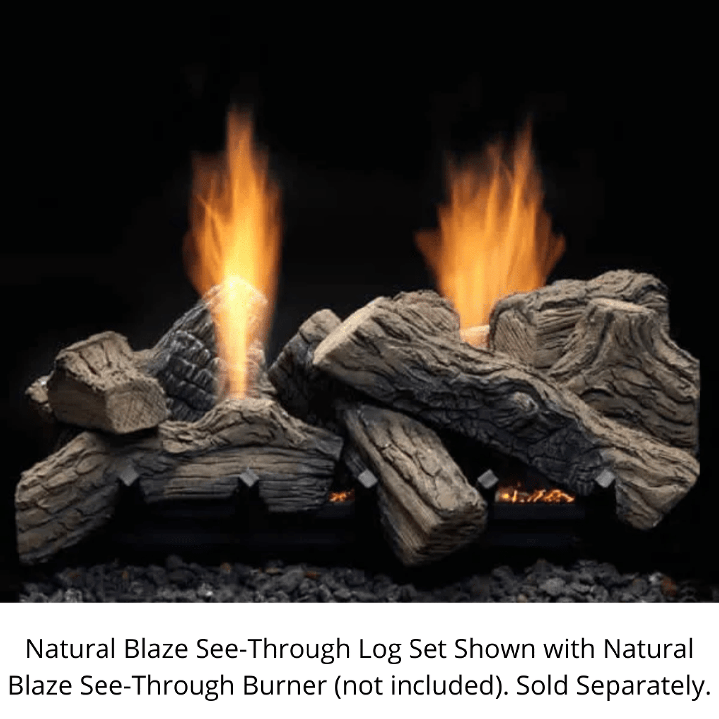 Monessen Natural Blaze 27" See-Through Gas Log Set (Logs Only)