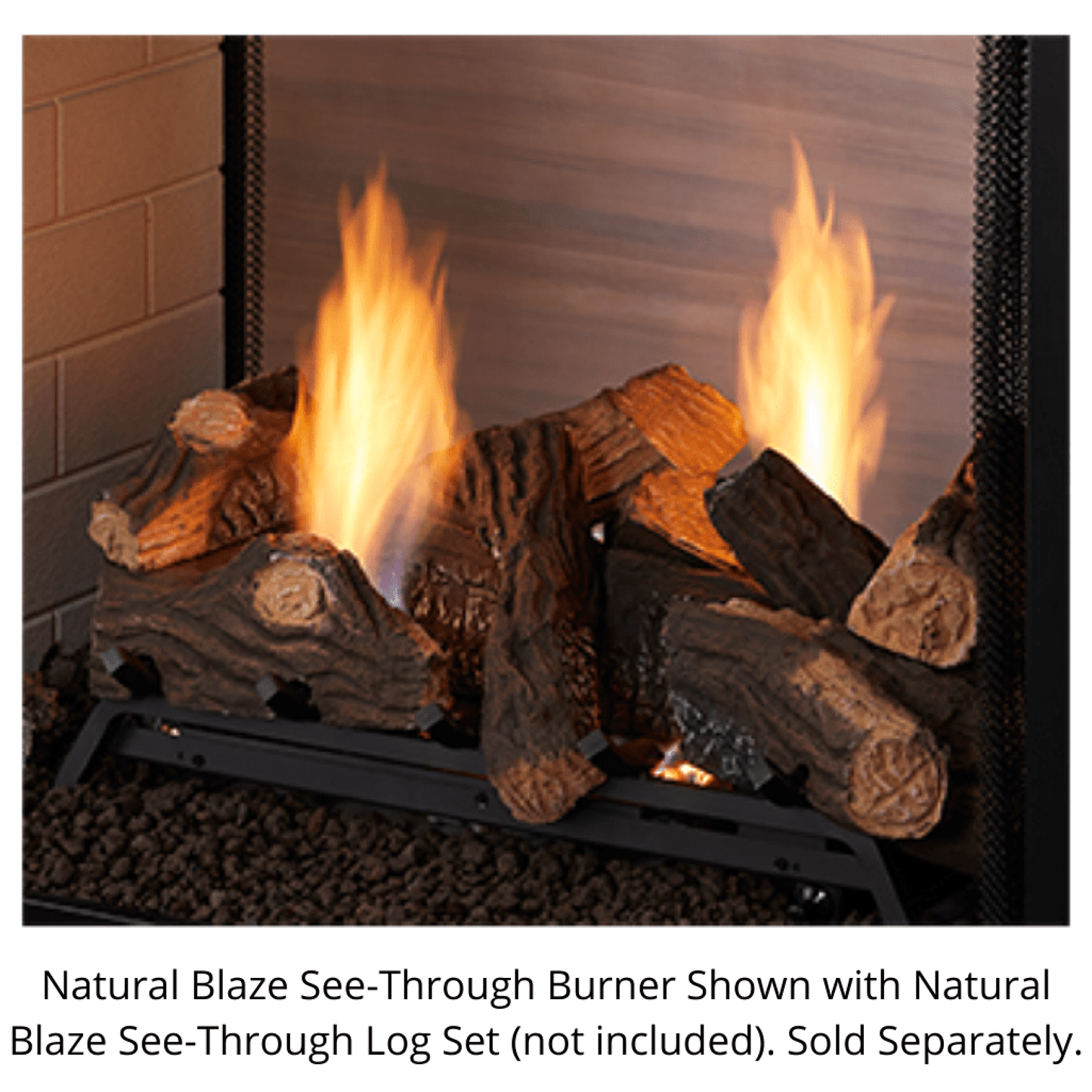 Monessen Natural Blaze 27" See-Through Vent Free Liquid Propane Gas Burner