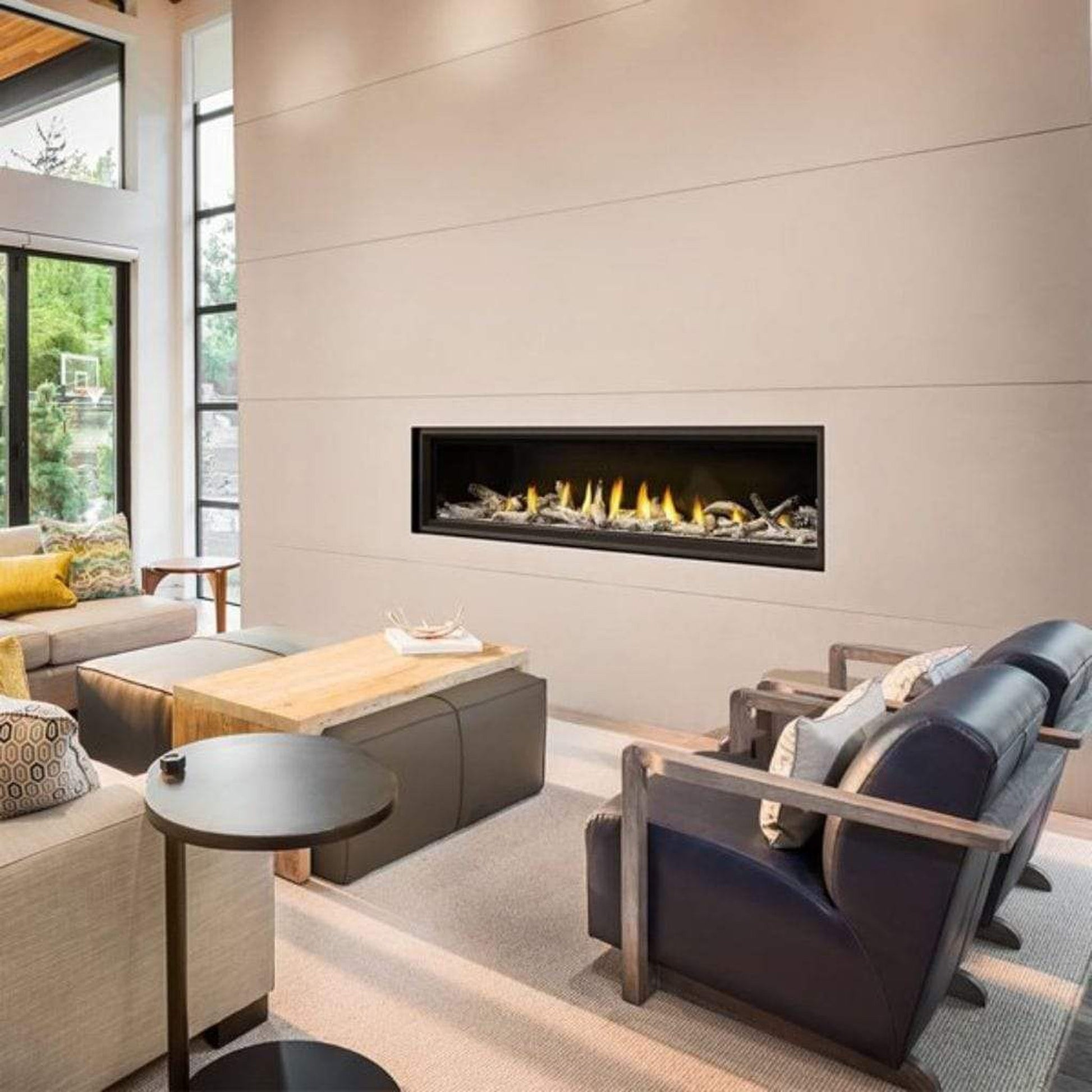 Napoleon Vector 62" Single Sided Direct Vent Natural Gas Linear Fireplace