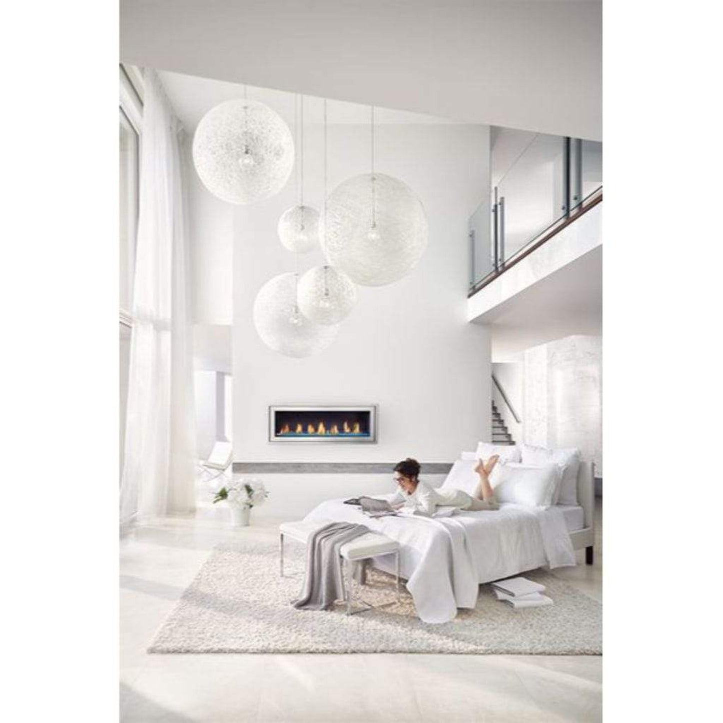 Napoleon Vector 62" Single Sided Direct Vent Natural Gas Linear Fireplace