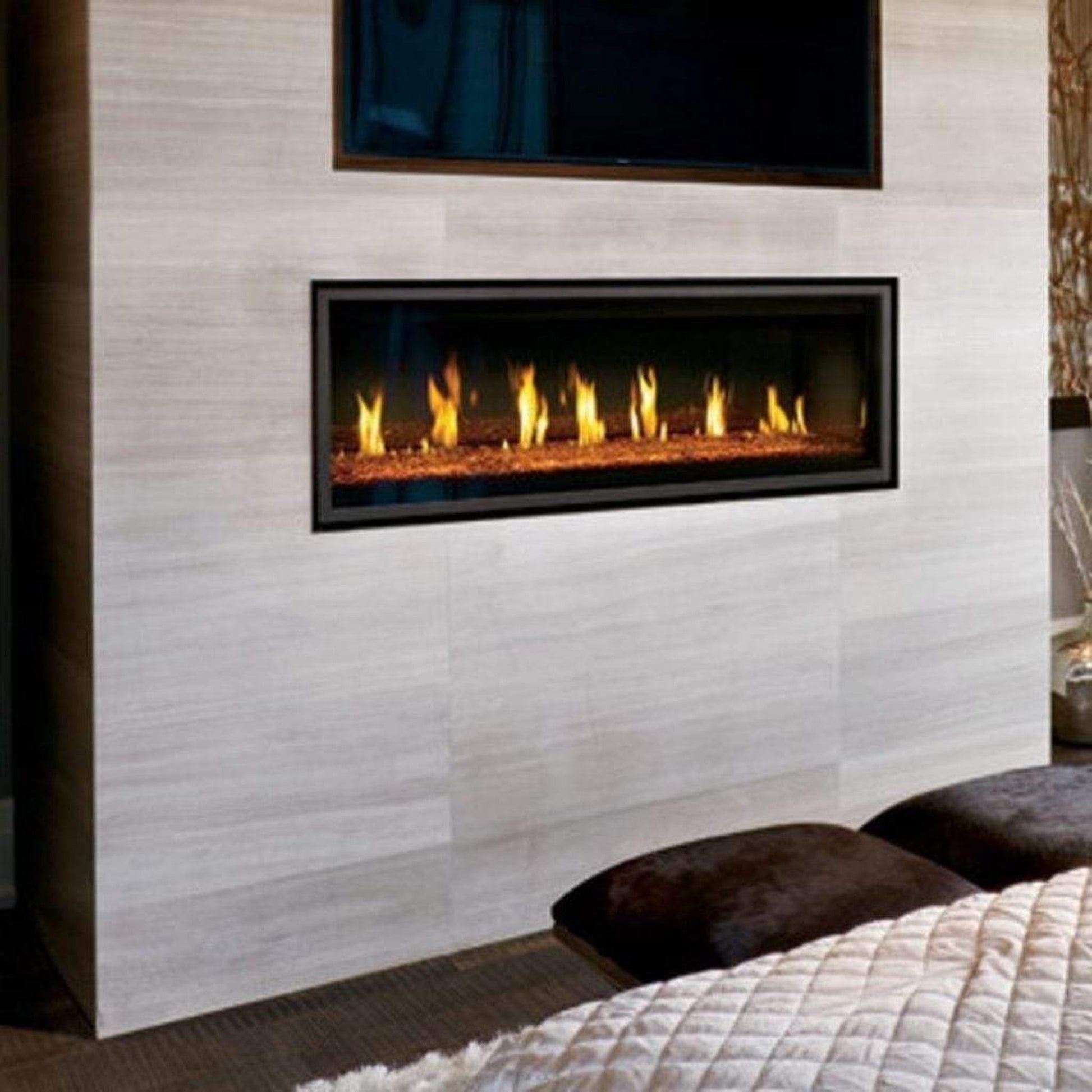 Napoleon Vector 74" Single Sided Direct Vent Natural Gas Linear Fireplace