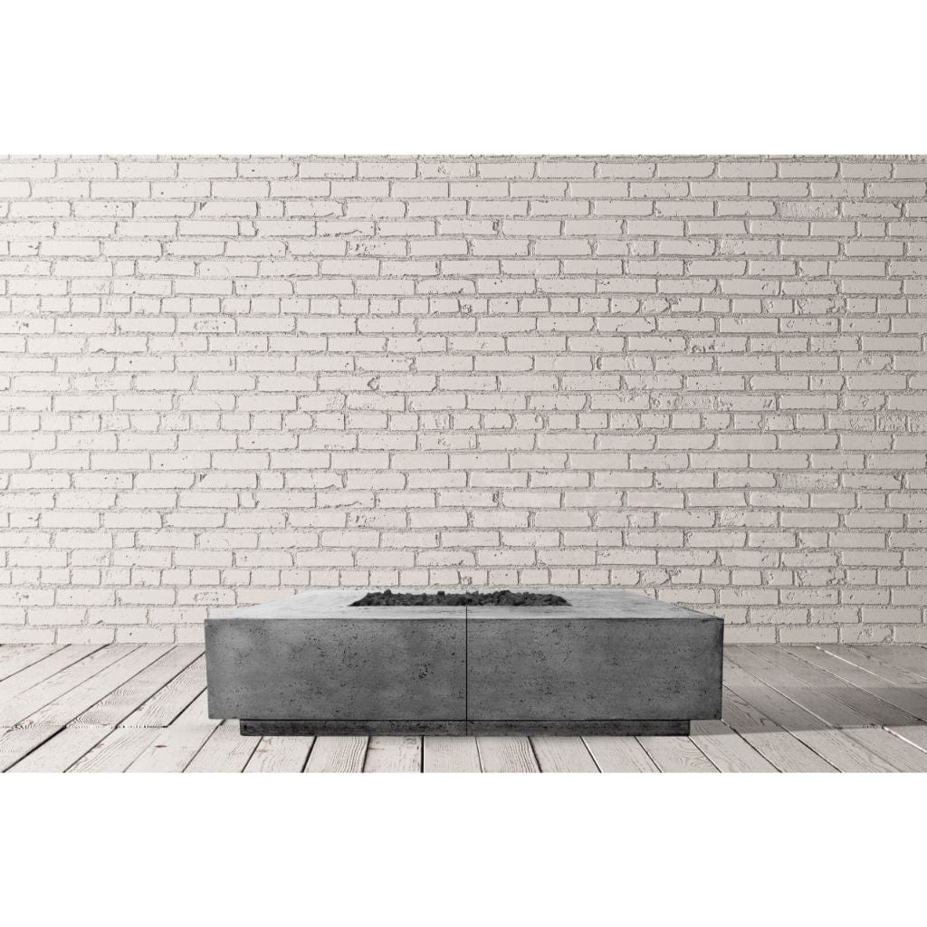 Prism Hardscapes Largo 72" Coastal Glass Fiber Reinforced Cement Liquid Propane Fire Pit Bowl