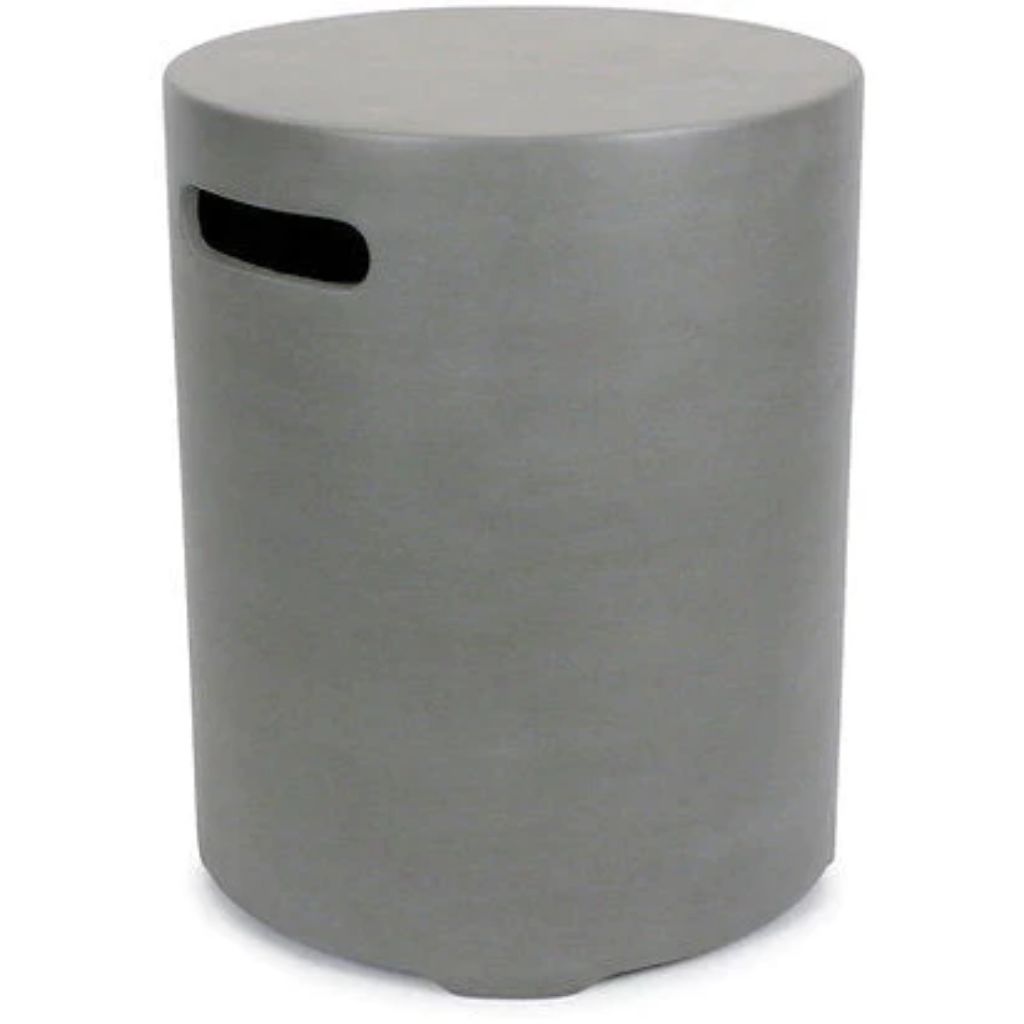 PyroMania 16" x 20" Slate Gray Introvurt Round Propane Tank Cover