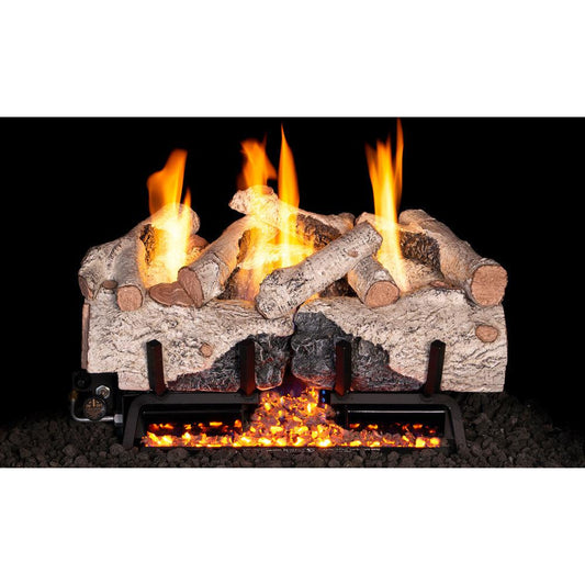 Real Fyre 30" Charred Alpine Birch Gas Log Set