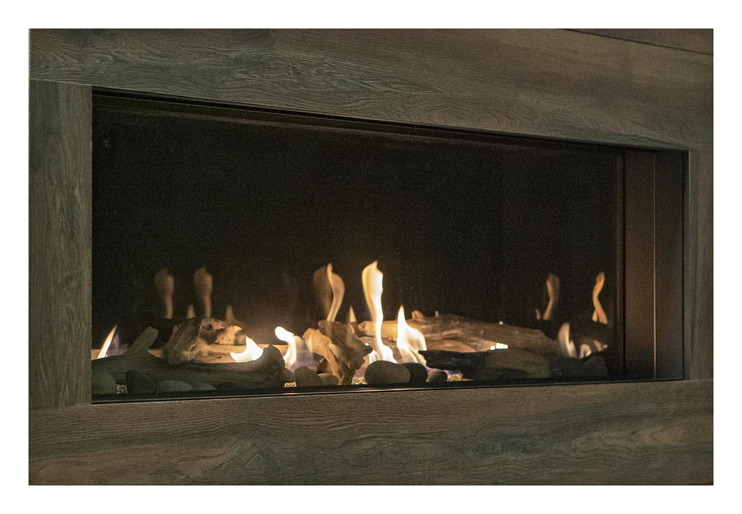 Sierra Flame by Amantii Vienna 60" Direct Vent Linear Style Propane Gas Fireplace