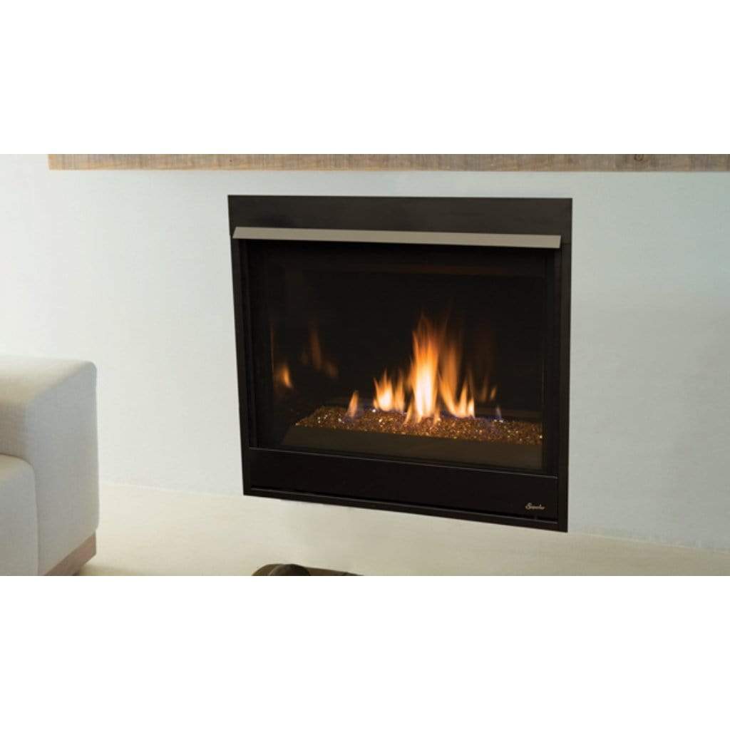 Superior DRC3545 45" Contemporary Direct Vent Natural Gas Fireplace With Electronic Ignition