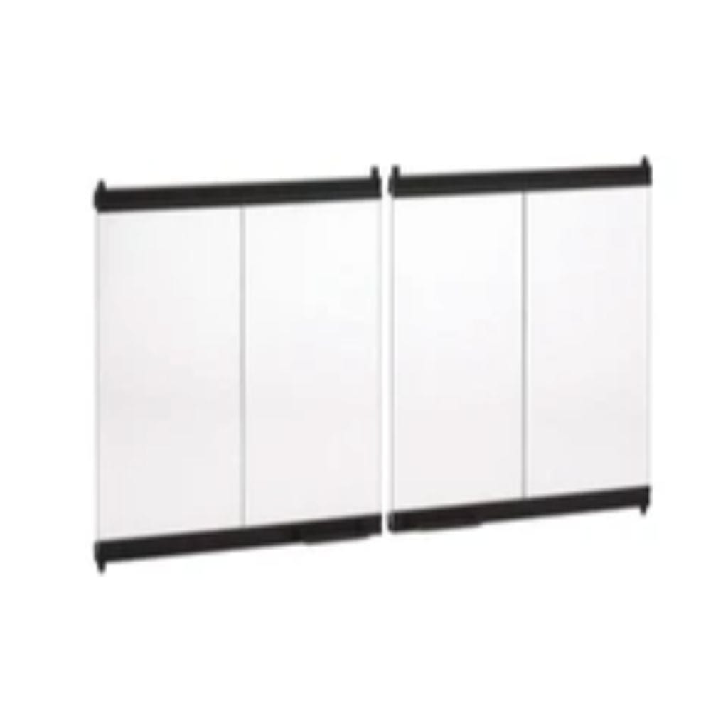 Superior 50" Black Bi-Fold Glass Door for WRT4550 and WRE4550 Wood Burning Fireplaces
