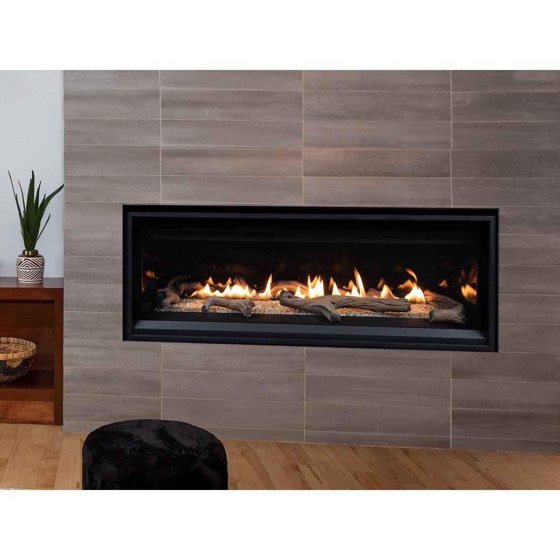 Superior DRL3555 55" Linear Contemporary Direct Vent Propane Gas Fireplace With Electronic Ignition