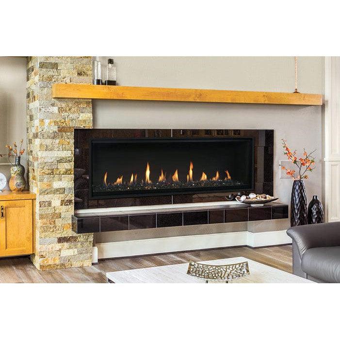 Superior DRL4060 60" Linear Contemporary Direct Vent Natural Gas Fireplace With Electronic Ignition