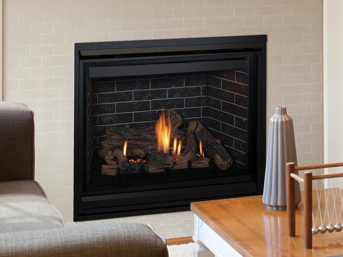 Superior DRT3545 45" Mid-Size Traditional Top/Rear Direct Vent Natural Gas Fireplace With Electronic Ignition