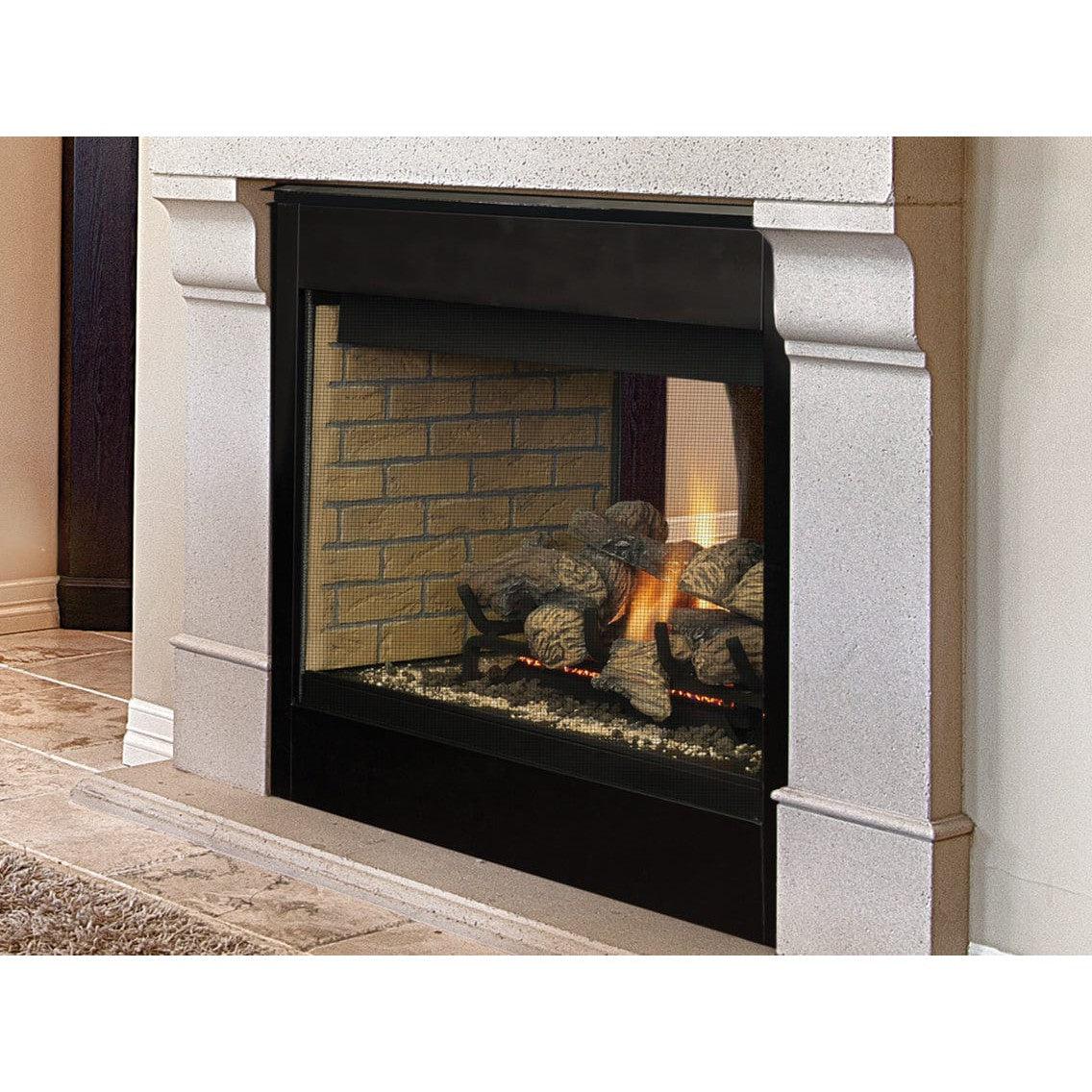 Superior DRT40ST 40" Traditional See-Through Direct Vent Natural Gas Fireplace With Electronic Ignition