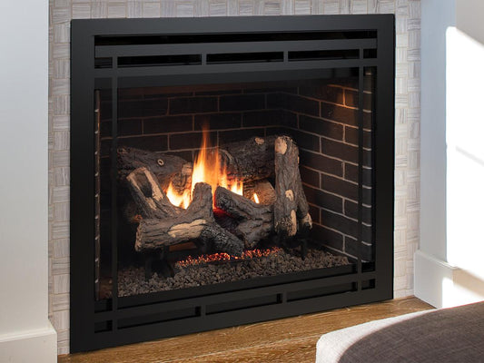 Superior DRT4240 40" Mid-Size Traditional Top Direct Vent Natural Gas Fireplace With Electronic Ignition