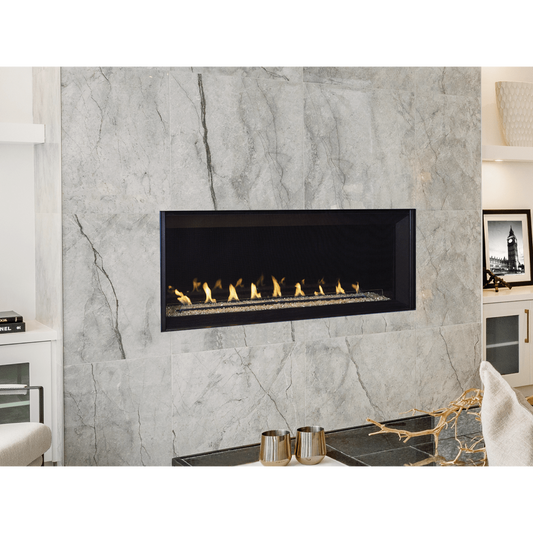 Superior VRL6048 48" Linear Contemporary Vent-Free Propane Gas Fireplace With Electronic Ignition