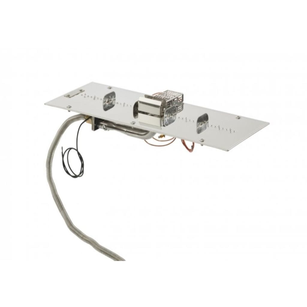 The Outdoor GreatRoom Company Linear Stainless Steel Crystal Fire Plus Gas Burner Insert