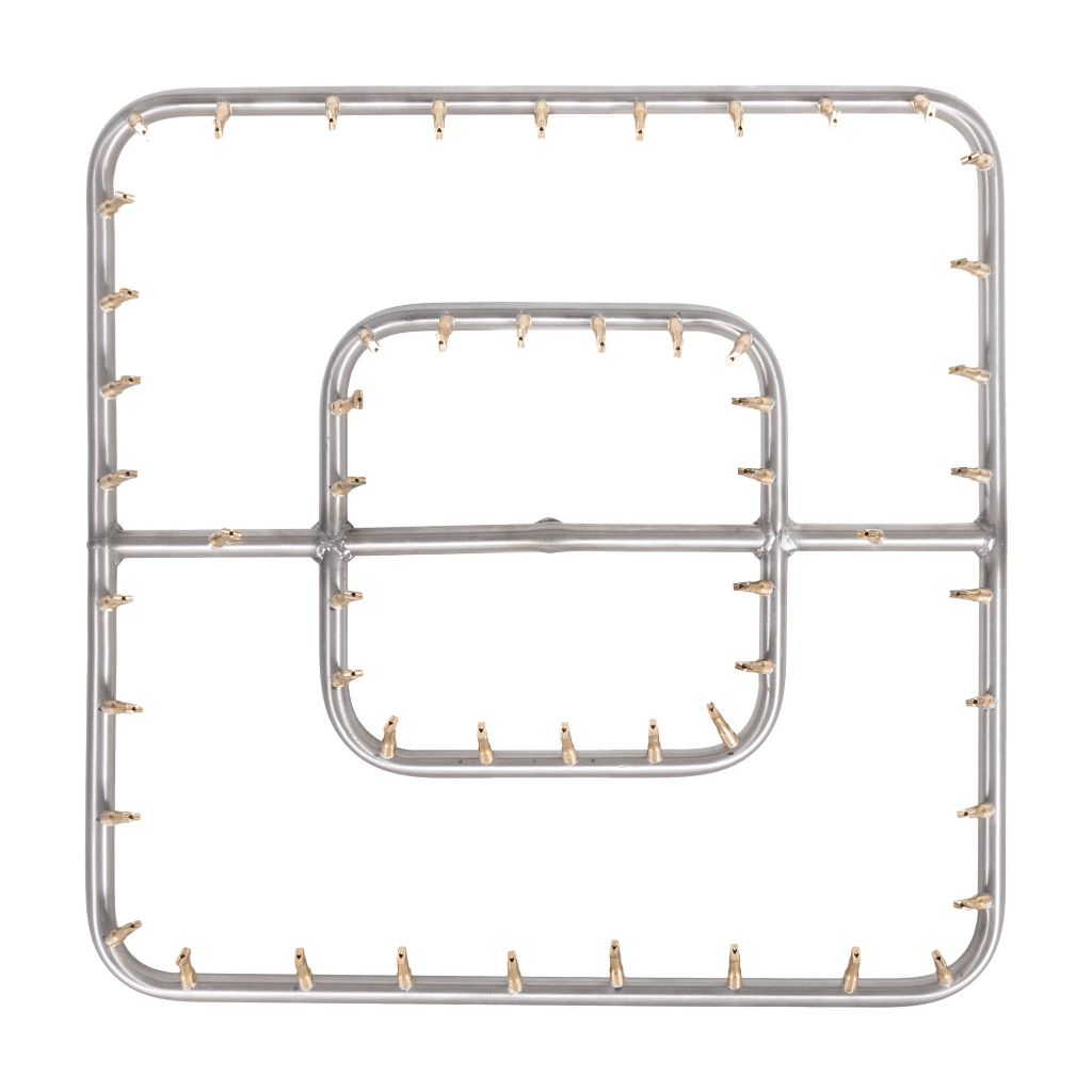 The Outdoor Plus Stainless Steel Square Bullet Burner (Burner Only)