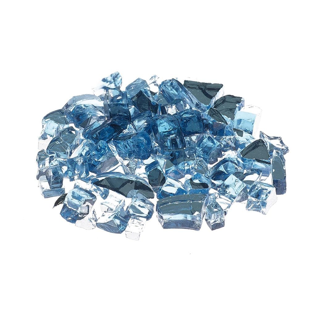 10 lbs. 1/4" Reflective Metallic Fire Glass