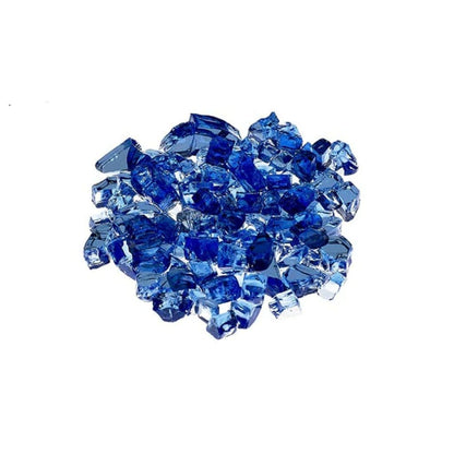 10 lbs. 1/4" Reflective Metallic Fire Glass