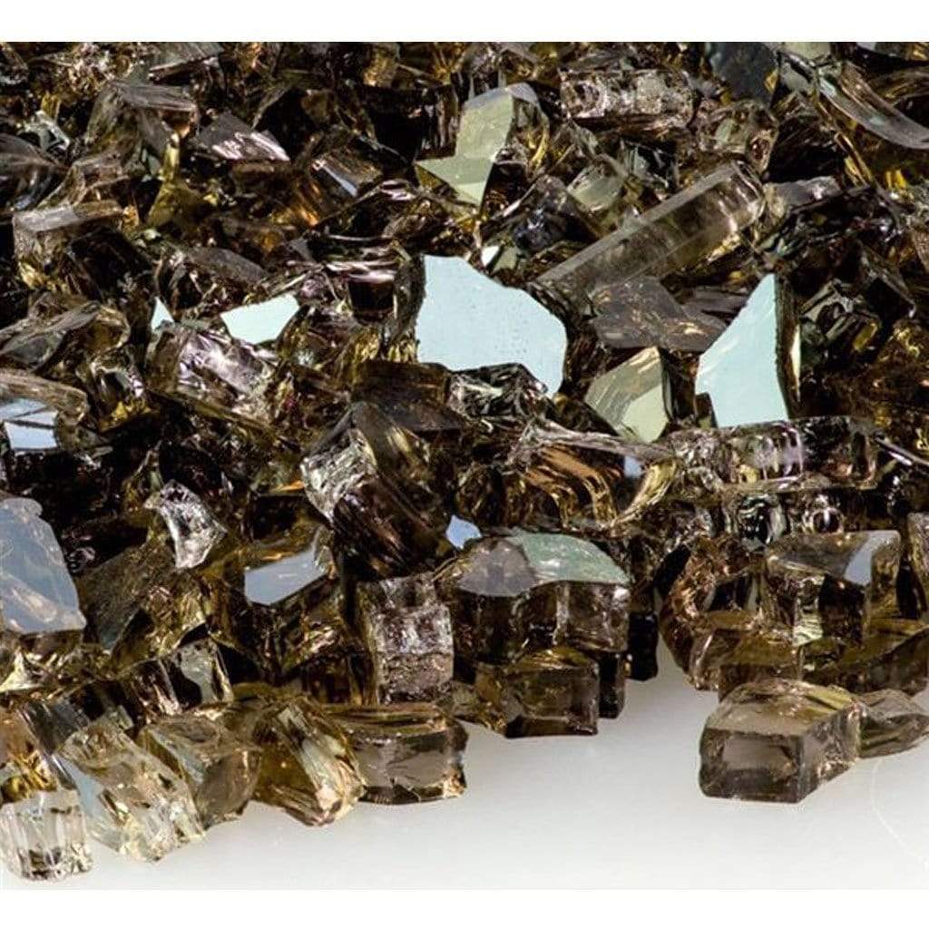 10 lbs. 1/4" Reflective Fire Glass Media