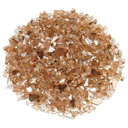 110 lb. Package of Champagne Reflective Fyre Glass Media