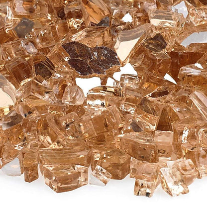 110 lb. Package of Champagne Reflective Fyre Glass Media