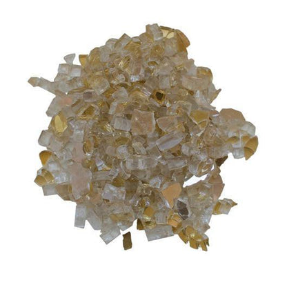 110 lb. Package of Champagne Reflective Fyre Glass Media