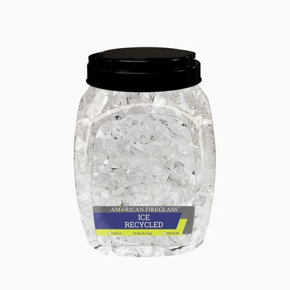 110 lb. Package of Clear Non-Reflective Fyre Glass Media