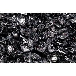 15 Lbs. Onyx Black Large Non-Reflective Crushed Glass Media