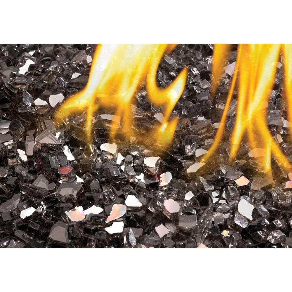 15 lb. Reflective Crushed Glass Ember Decorative Media Kit
