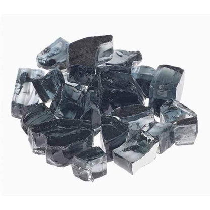 175 lbs. Black Reflective Fire Glass Media