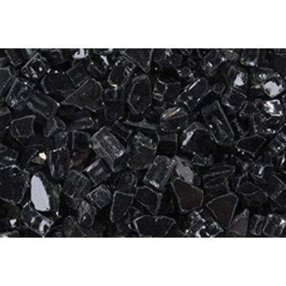 175 lbs. Black Reflective Fire Glass Media