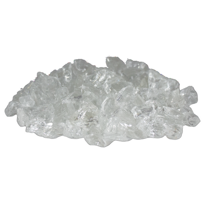 21 Lbs. Diamond Reflective Crushed Fire Glass Media