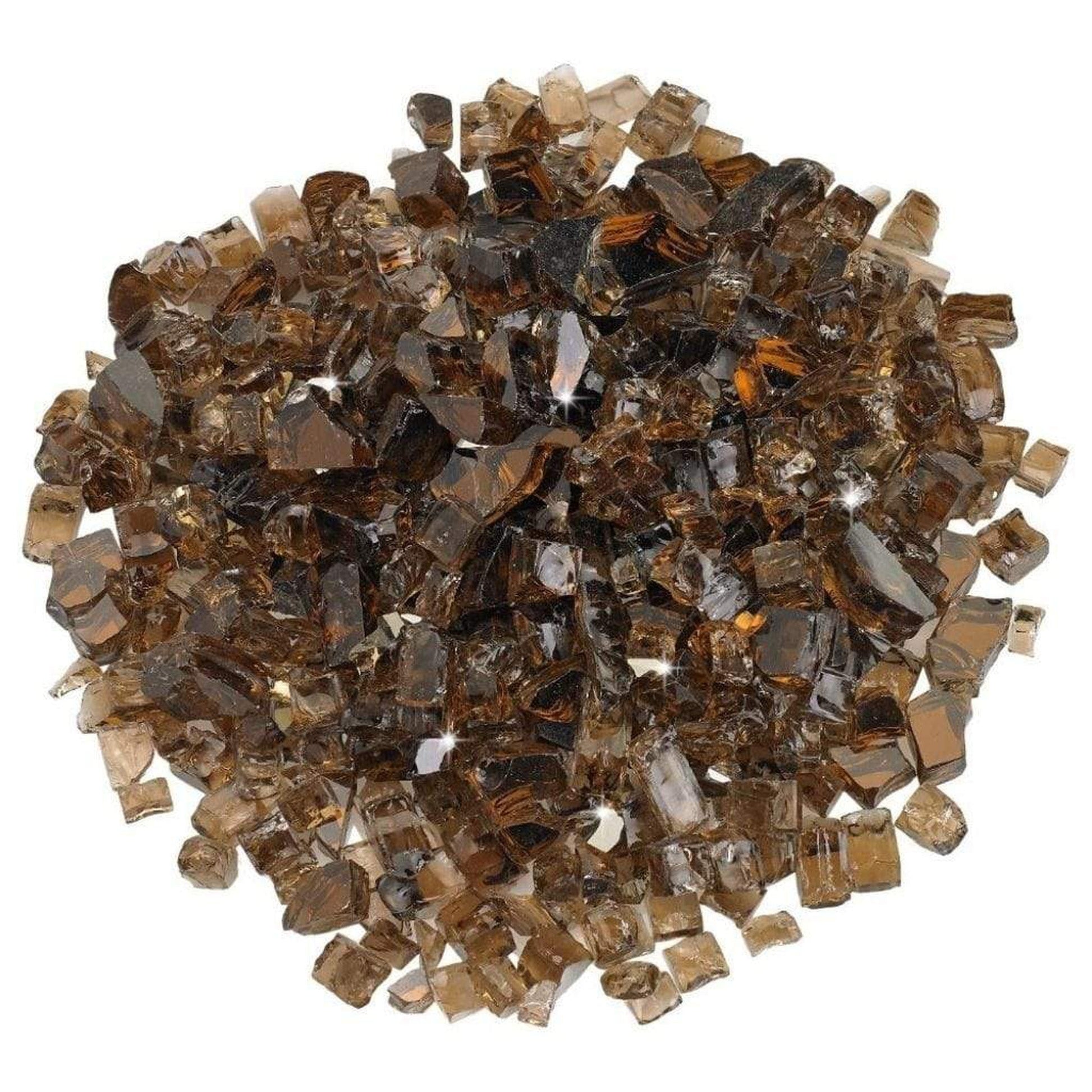 200 Lbs. Large Reflective Fire Glass