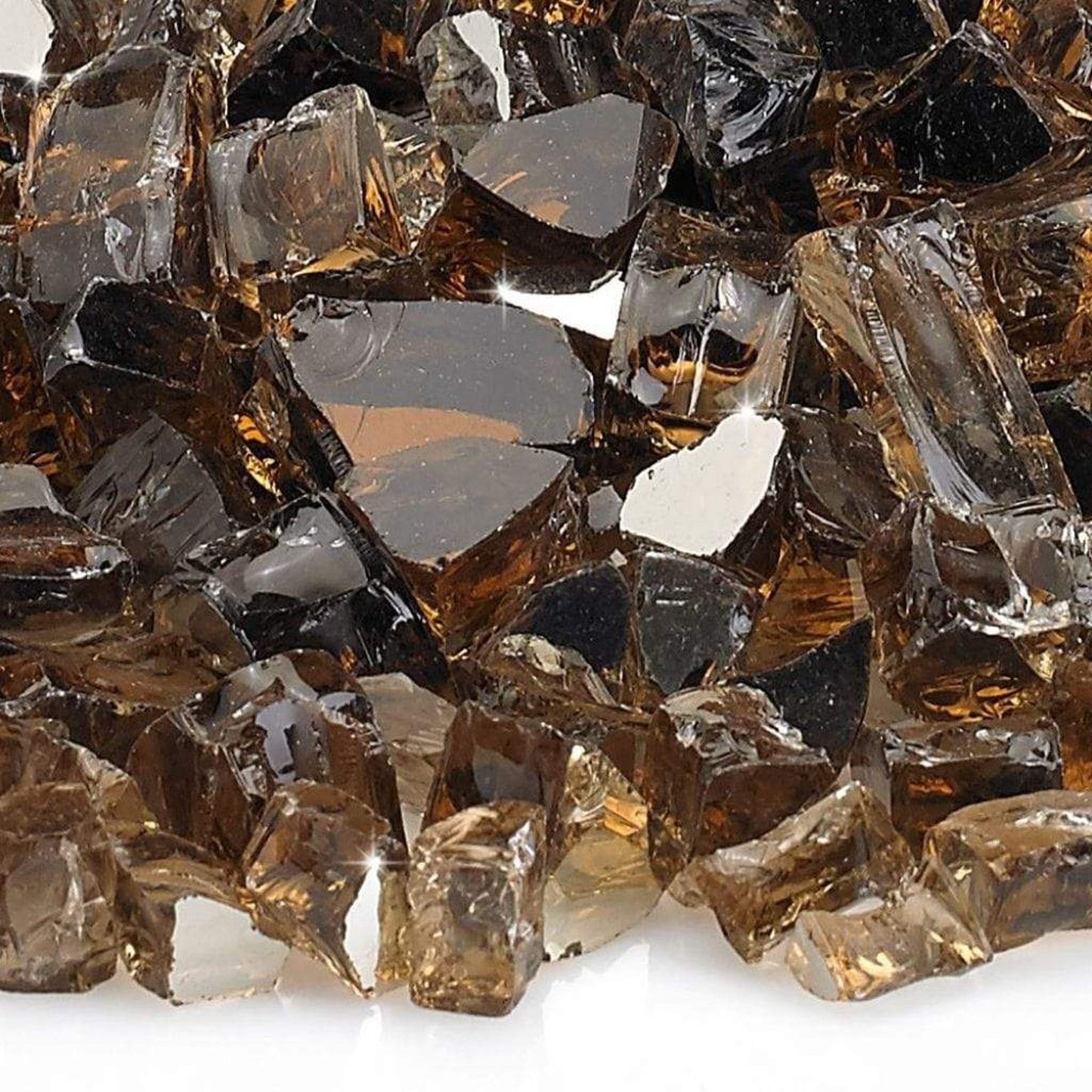 200 Lbs. Large Reflective Fire Glass