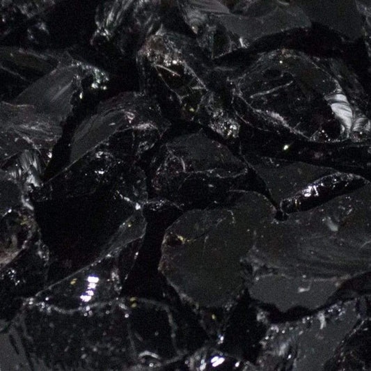 20 Lbs. Broken Large Reflective Fire Glass