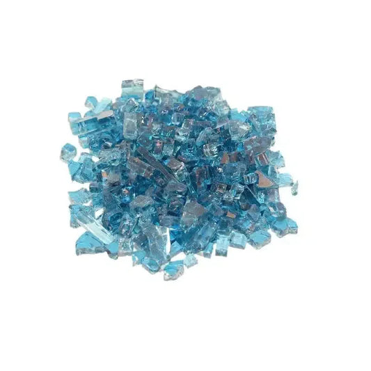 20 lb. Package of Caribbean Blue Non-Reflective Fyre Glass Media