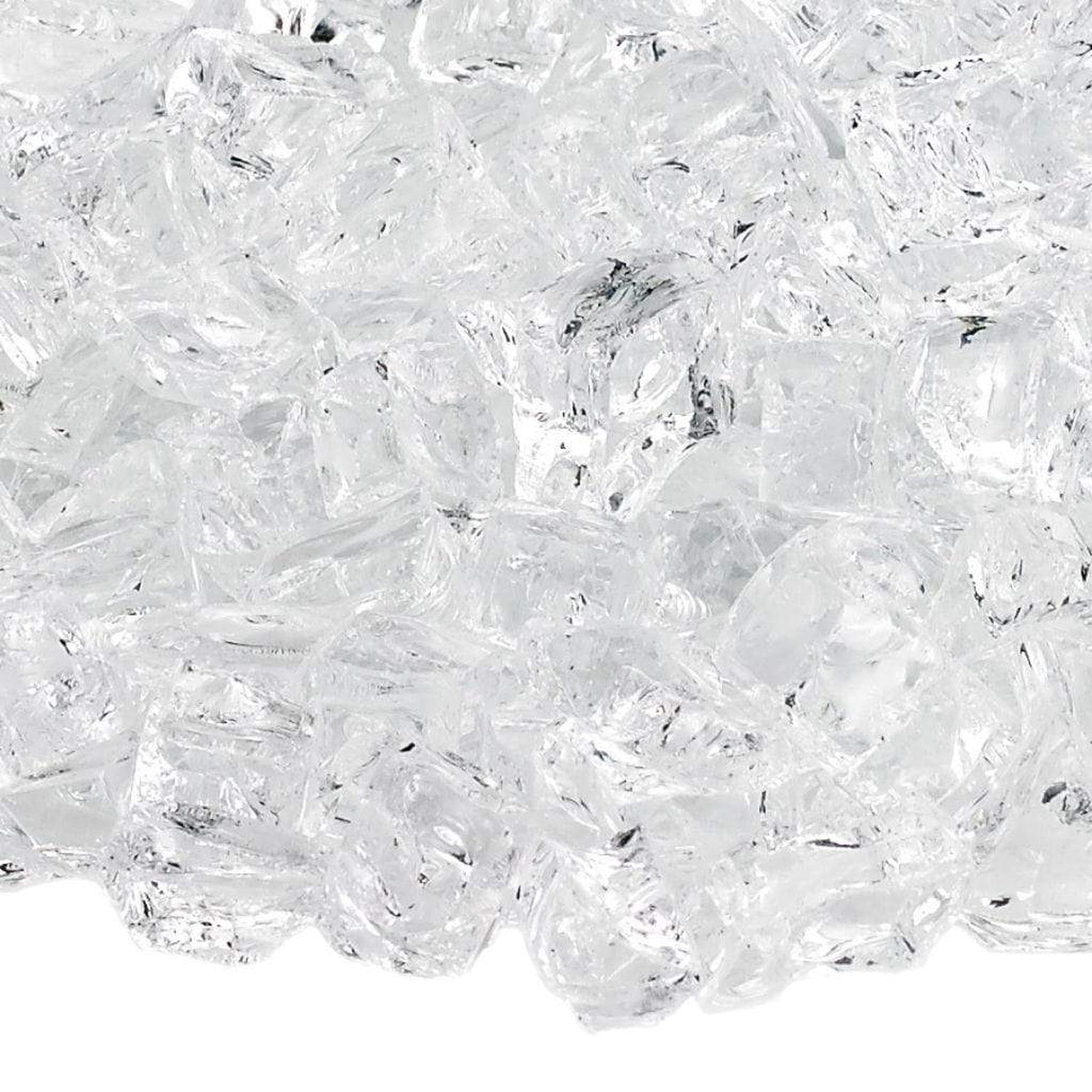 200 Lbs. Broken Large Reflective Fire Glass
