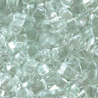 200 Lbs. Broken Large Reflective Fire Glass