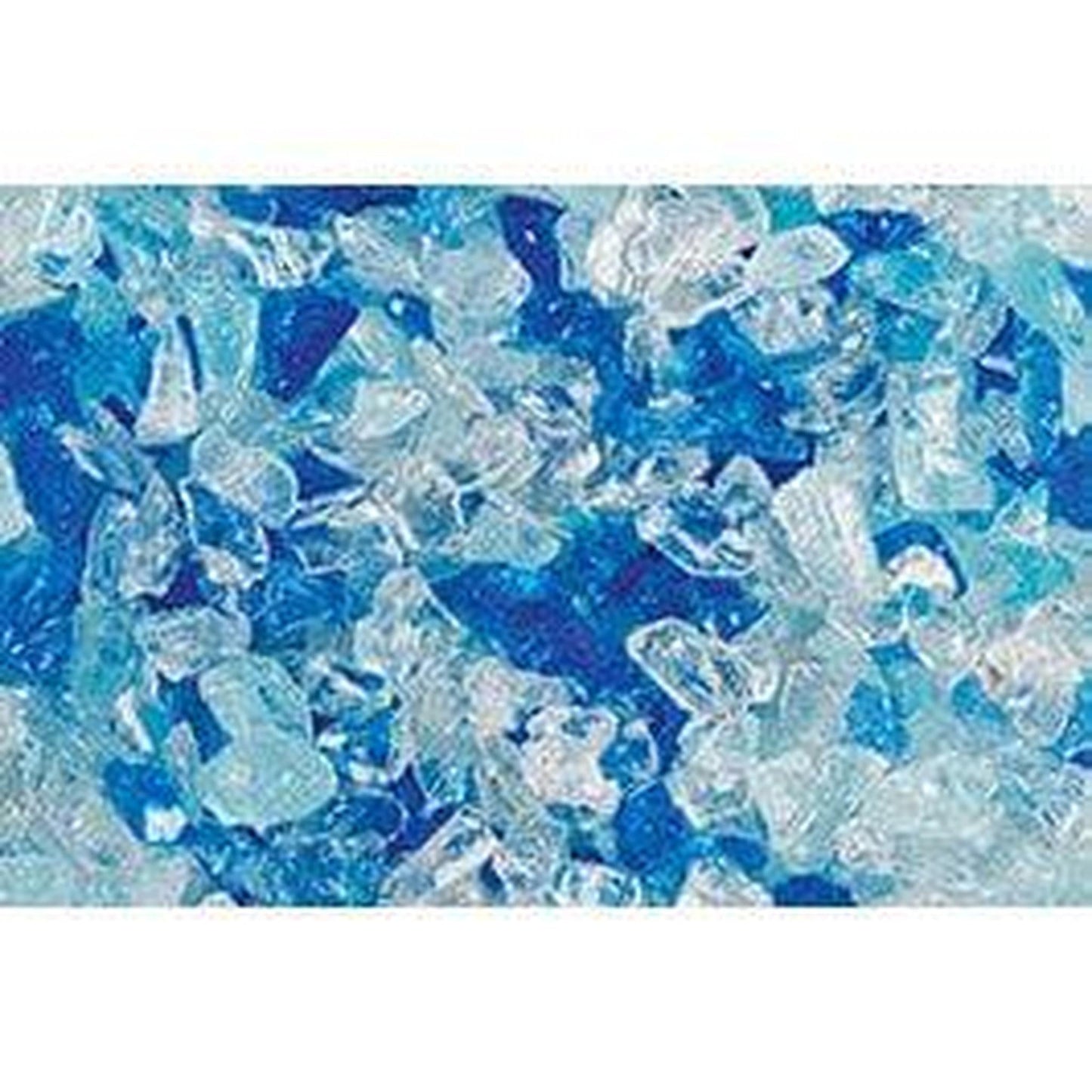 200 Lbs. Broken Large Reflective Fire Glass