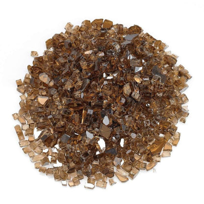 200 lbs. Copper Reflective Fire Glass Media