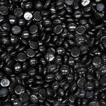 25 lbs. Reflective Fire Glass Pebbles/Gems