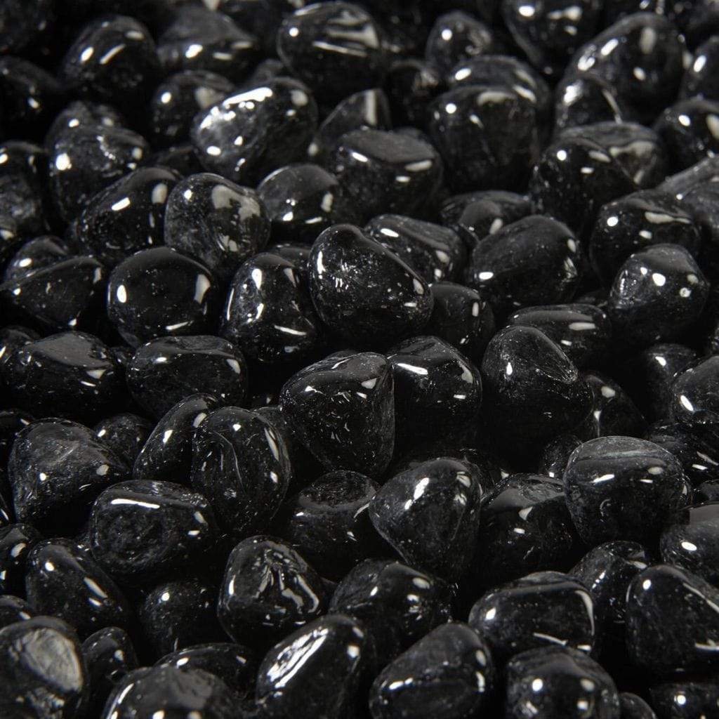 25 lbs. Reflective Large Tempered Diamonds Fireglass Media
