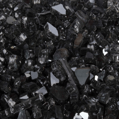 25 lbs. Black Reflective Fire Glass Media