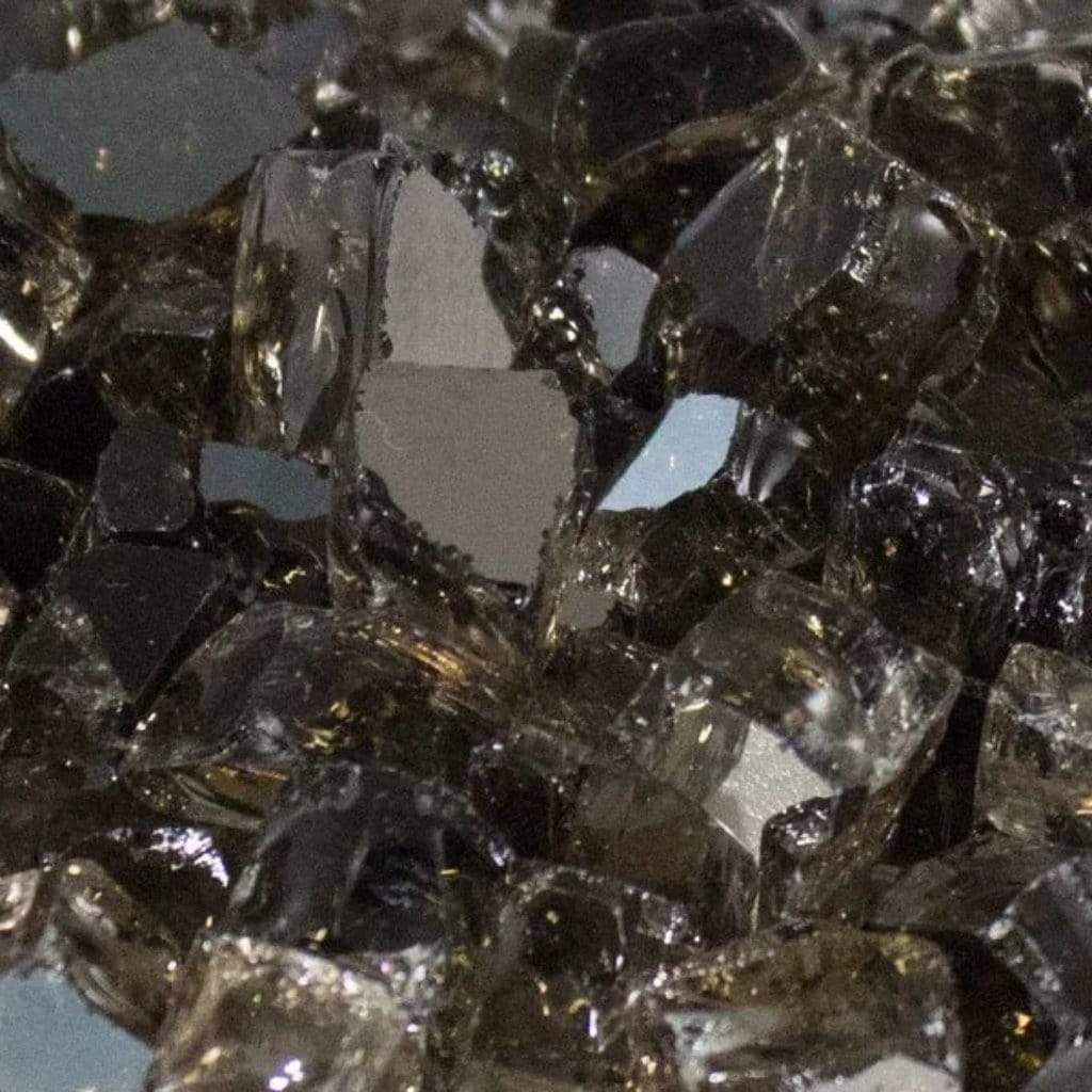 30 Lbs. Large Reflective Fire Glass