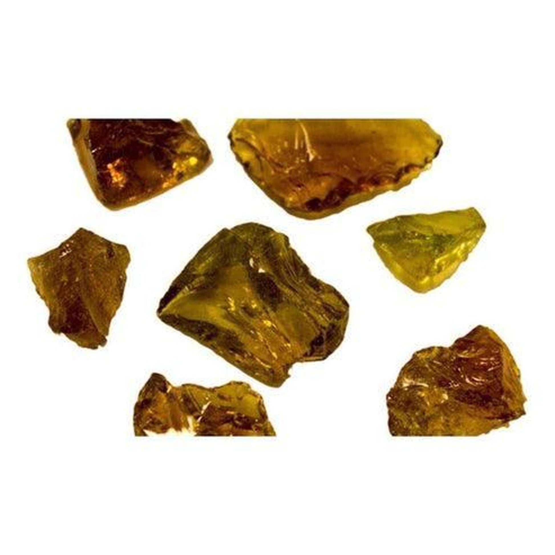 30 lbs. Reflective Tempered Fire Glass Gems