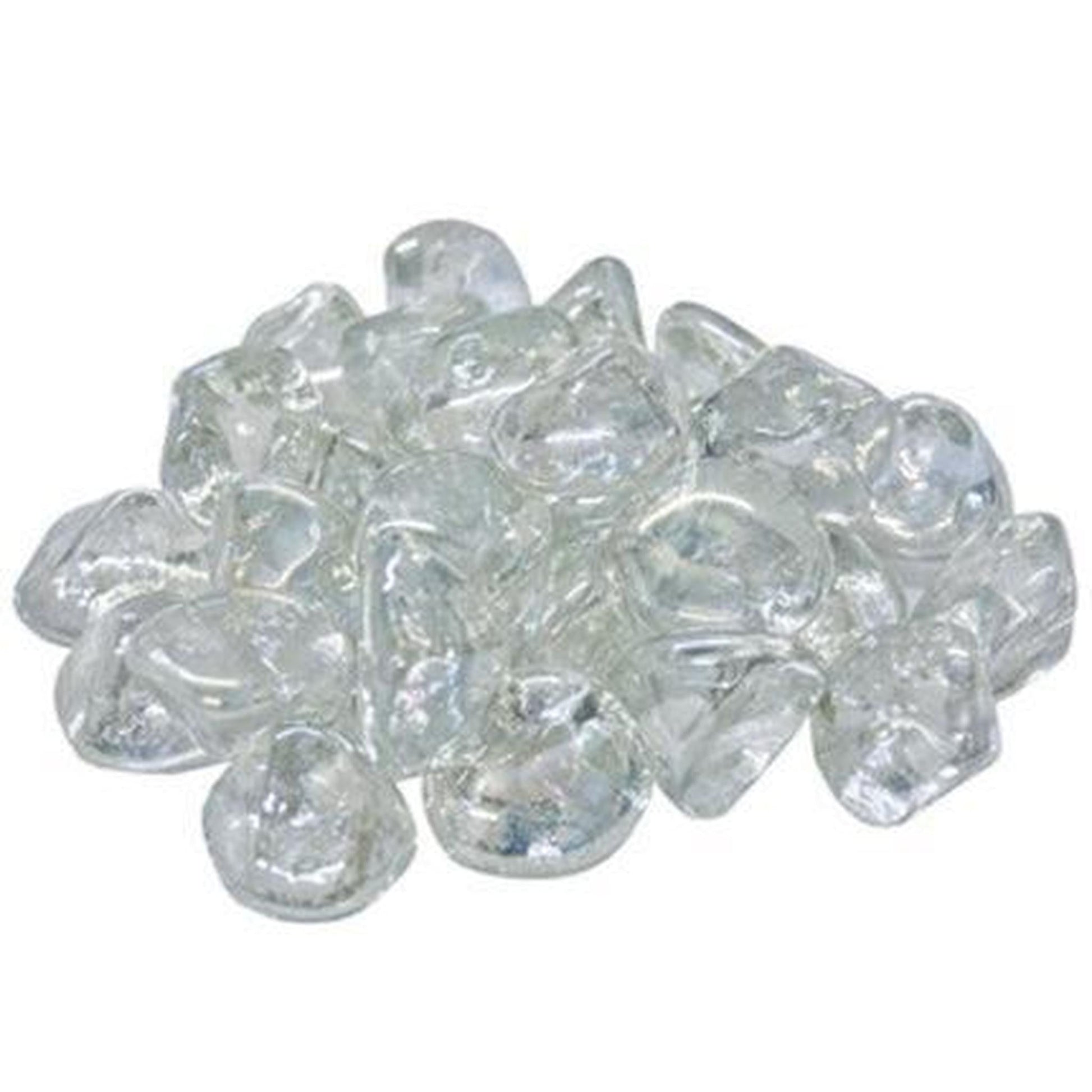 30 lbs. Reflective Tempered Fire Glass Gems