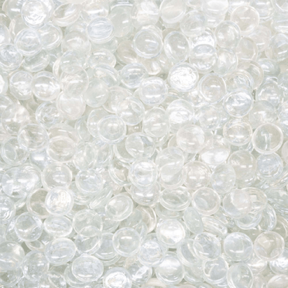 30 lbs. Reflective Tempered Fire Glass Gems