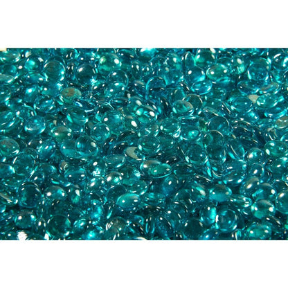 30 lbs. Reflective Tempered Fire Glass Gems